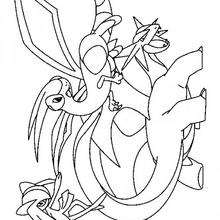 Pokemon 14 - Coloring page - MANGA coloring pages - POKEMON coloring pages