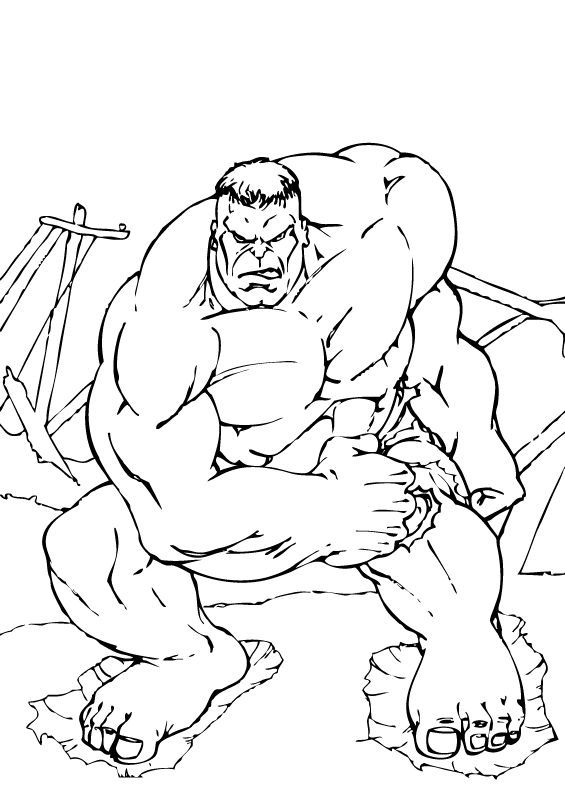 The hulk coloring pages  Hellokids.com