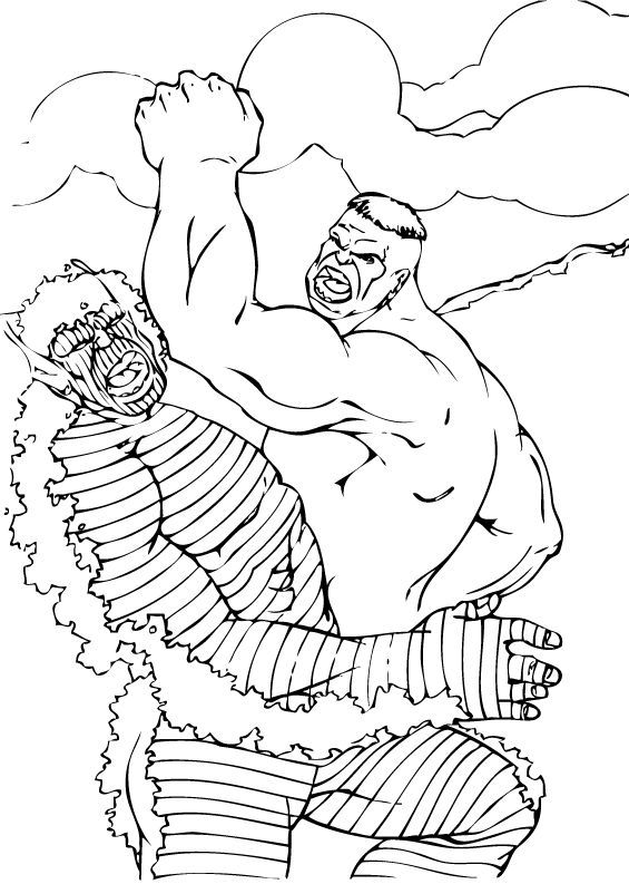 abomination coloring pages - photo #23