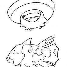 Lotad pokemon coloring page - Coloring page - MANGA coloring pages - POKEMON coloring pages - WATER POKEMON coloring pages