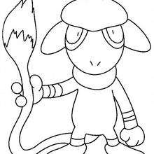 Pokemon 62 - Coloring - MANGA coloring pages - POKEMON coloring pages