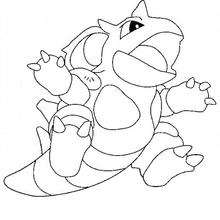 Pokemon 69 - Coloring - MANGA coloring pages - POKEMON coloring pages