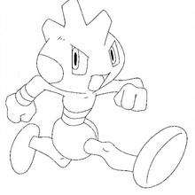Tyrogue - Coloring page - MANGA coloring pages - POKEMON coloring pages