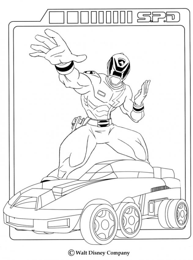 printable power ranger coloring pages