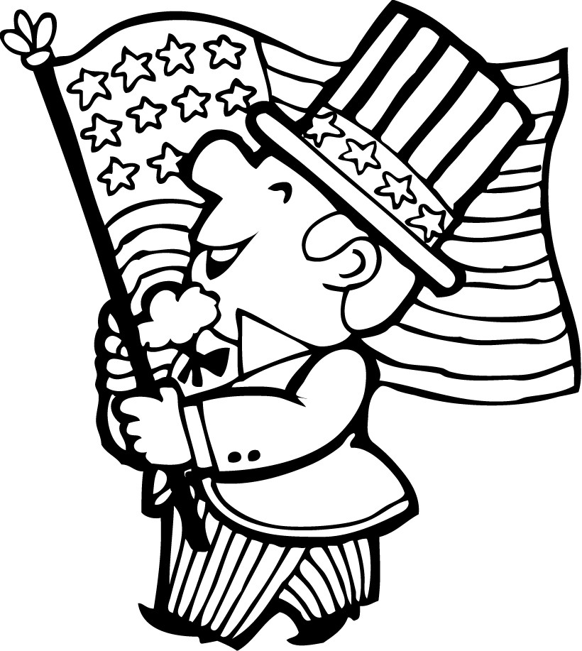 4th of july parade coloring pages Hellokidscom