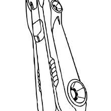 Batmobil - Coloring page - SUPER HEROES Coloring Pages - BATMAN coloring pages