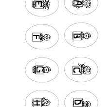 Letters A to H - Coloring - ALPHABET coloring pages - KIDS letters of alphabet coloring pages