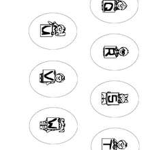 Letters Q to W - Coloring - ALPHABET coloring pages - KIDS letters of alphabet coloring pages