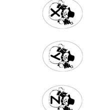 Letters X to Z - Coloring - ALPHABET coloring pages - CHRISTMAS letters of alphabet coloring pages