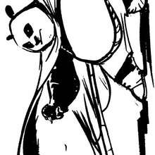 The Kung Fu Master coloring page - Coloring - Cartoon Characters Coloring Pages - Kung Fu Panda coloring pages