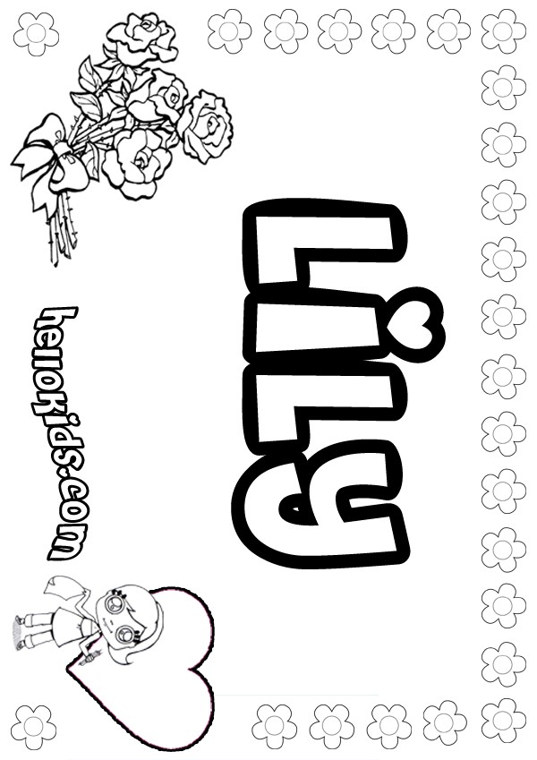 name printable coloring pages - photo #11