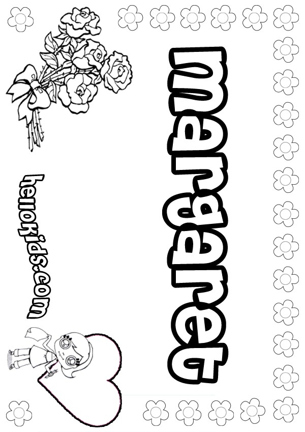 Margaret Coloring Pages