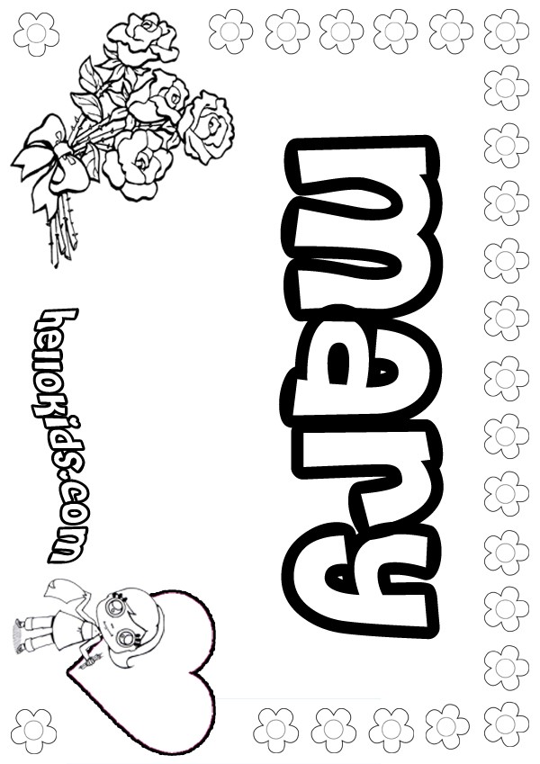 printable coloring pages on mary - photo #34