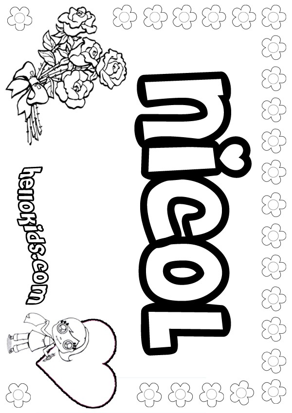 Nicol Coloring Pages Hellokids Nicol Coloring Pages Hellokids