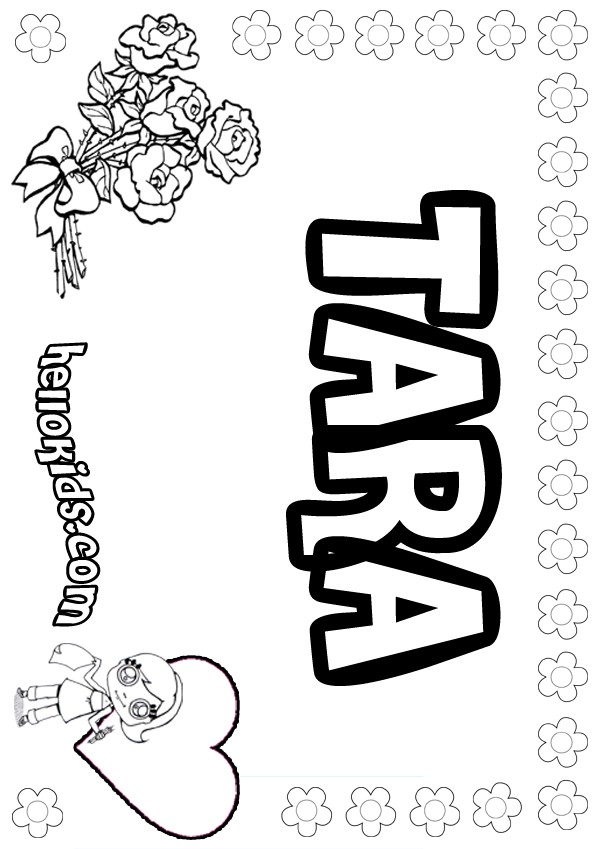 tara and tiree coloring pages - photo #1