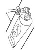 Dee Dee and the toothpaste - Coloring - CARTOON CHARACTERS Coloring Pages - OGGY AND THE COCKROACHES coloring pages