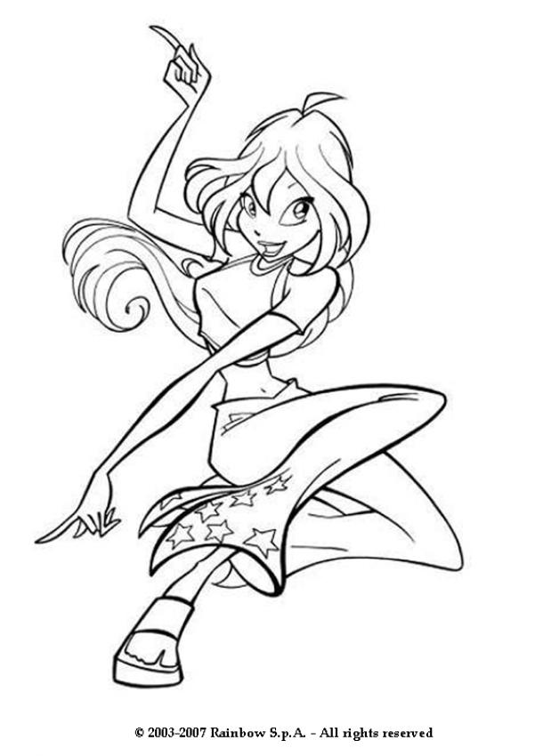magic winx coloring pages - photo #1