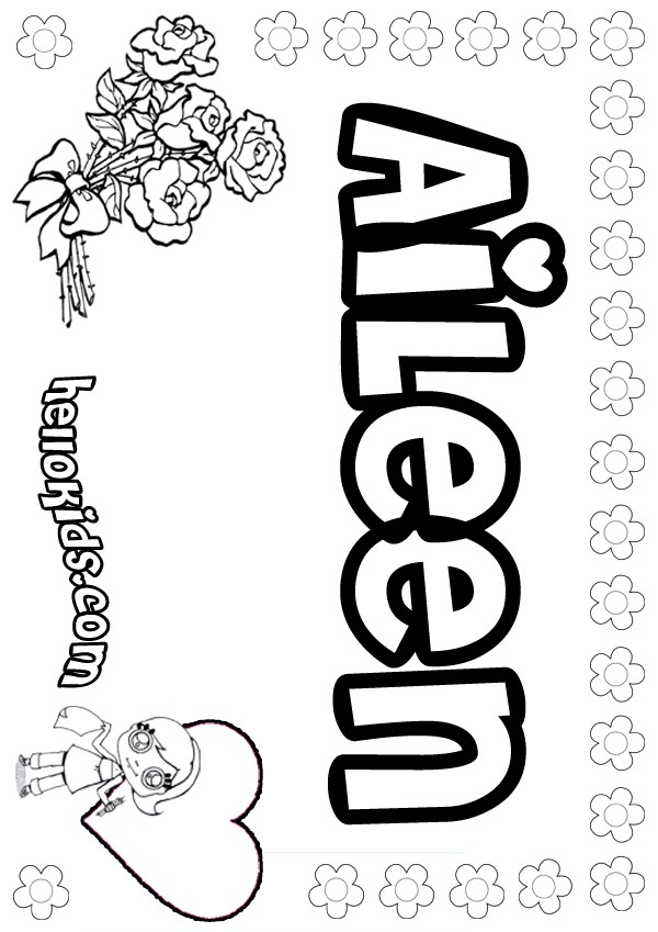 Aileen coloring pages - Hellokids.com