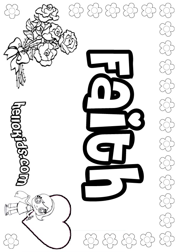 faith coloring pages - photo #7