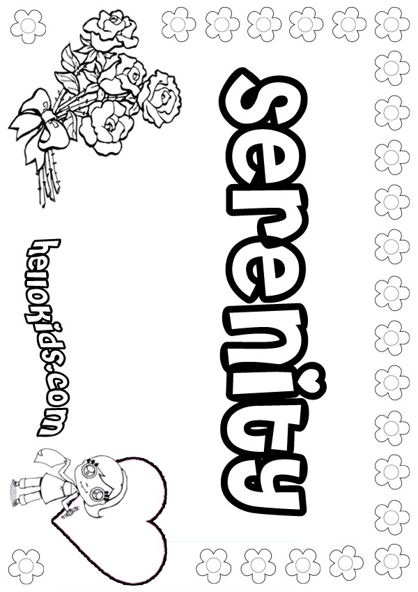 Serenity coloring pages - Hellokids.com