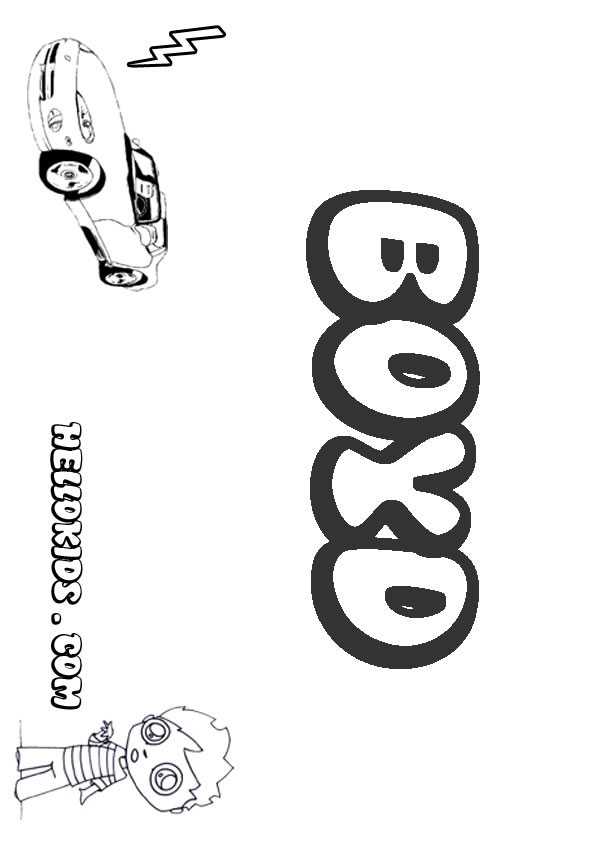 Boyd coloring pages