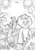 Alex and Marty - Coloring - Cartoon Characters Coloring Pages - Madagascar coloring book pages