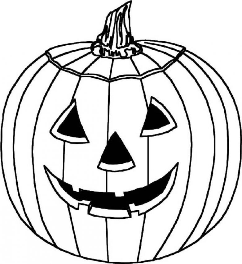 jack o lantern faces coloring pages - photo #18