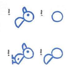 How to draw a cartoon Baby duck