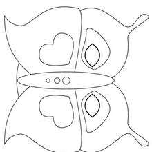 Butterfly mask - Kids Craft - MASKS crafts for kids - ANIMAL MASKS for kids to print and cut out