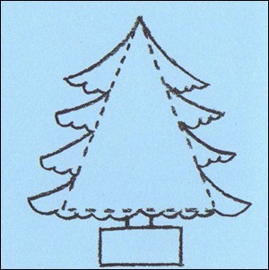 How to draw christmas tree - Hellokids.com