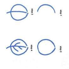 How to draw a leaf - Drawing for kids - HOW TO DRAW lessons - STEP BY STEP drawing lessons