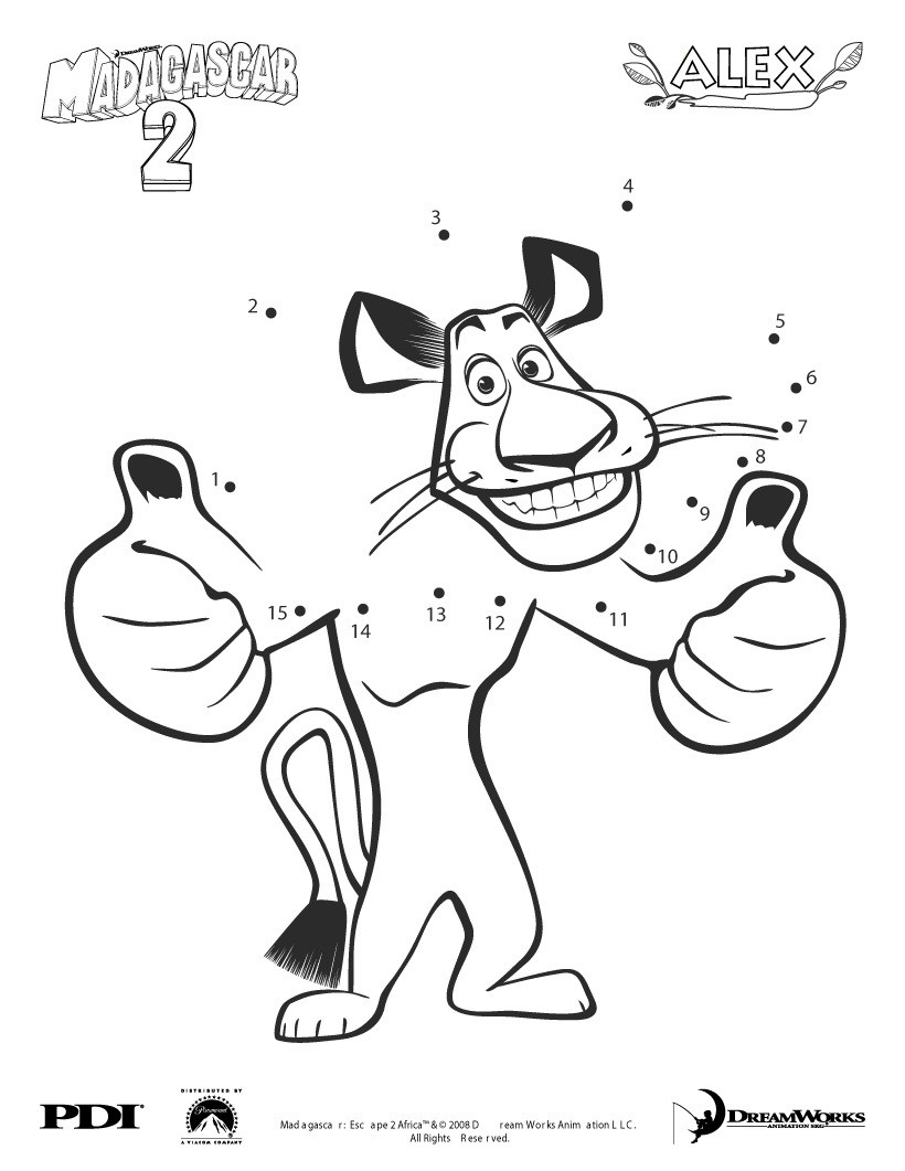 madagascar 2 printable coloring pages - photo #26