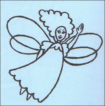 drawings of fairies flying