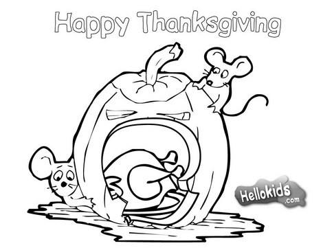 Thanksgiving coloring pages, jokes and History of Thanksgiving - Daily Kids News