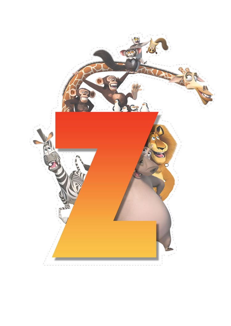 Madagascar animals letter Z letter