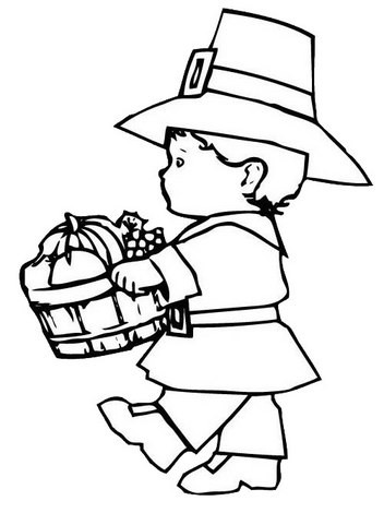 Thanksgiving coloring pages, jokes and History of Thanksgiving - Daily Kids News