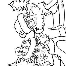 Christmas Spirit a Santa Claus coloring page - Coloring - Holiday coloring pages - Christmas coloring pages - Santa coloring pages