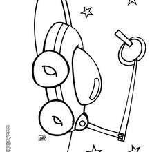 Space Robot coloring page