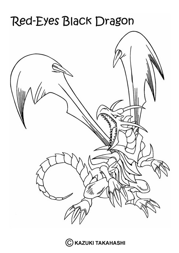 dark dragon coloring pages - photo #18
