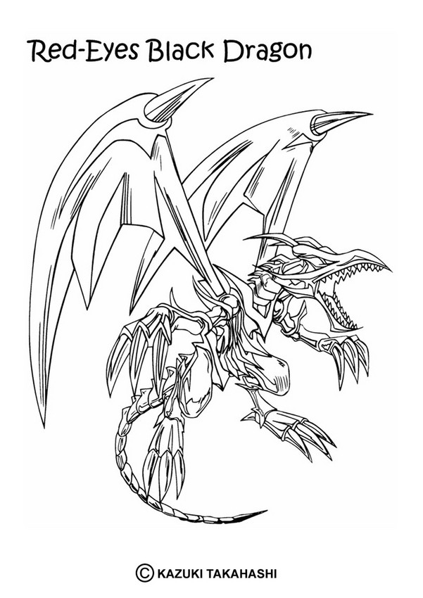 dark dragon coloring pages - photo #4