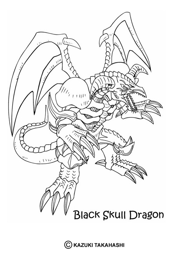 dark dragon coloring pages - photo #10