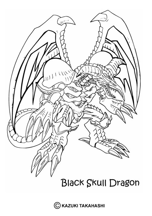dark dragon coloring pages - photo #14