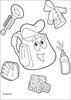 Backpack coloring page - Coloring - CARTOON CHARACTERS Coloring Pages - DORA THE EXPLORER coloring pages
