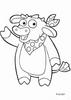 Benny the Bull coloring page - Coloring - CARTOON CHARACTERS Coloring Pages - DORA THE EXPLORER coloring pages