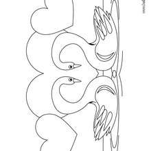 Swan coloring page - Coloring - Animal coloring pages - Bird coloring pages