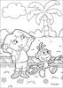 Boots the Monkey and Dora the Explorer coloring page - Coloring - CARTOON CHARACTERS Coloring Pages - DORA THE EXPLORER coloring pages