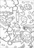 Boots with sweets coloring page - Coloring - CARTOON CHARACTERS Coloring Pages - DORA THE EXPLORER coloring pages
