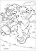 Dora playing with friends coloring page - Coloring - CARTOON CHARACTERS Coloring Pages - DORA THE EXPLORER coloring pages
