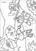 Dora and Boots colour in - Coloring - CARTOON CHARACTERS Coloring Pages - DORA THE EXPLORER coloring pages