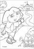 Dora and circus coloring page - Coloring - Cartoon Characters Coloring Pages - Dora the Explorer coloring pages